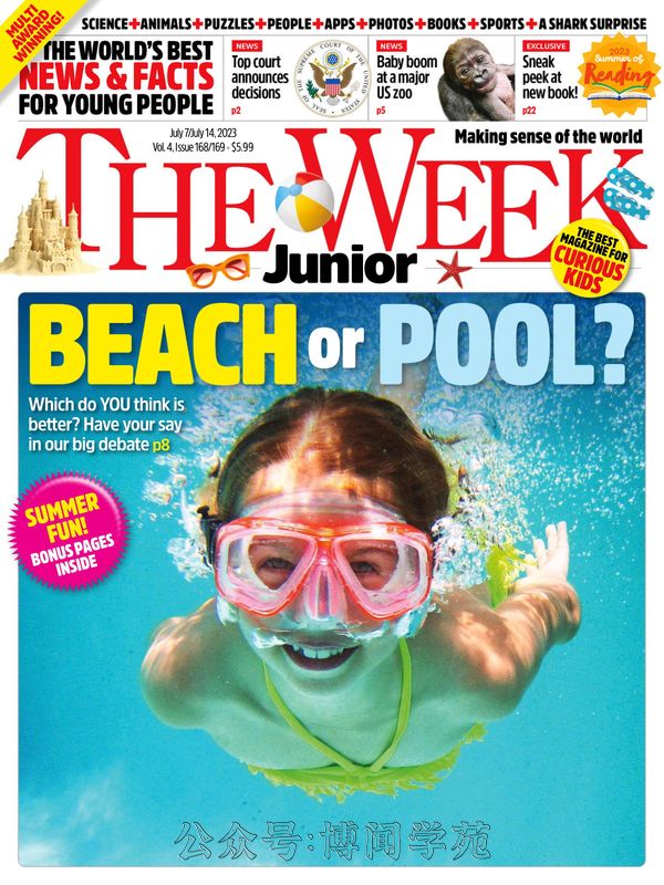 The Week Junior USA 青少年新闻周刊 美国版 2023年7月7日&14日刊 (.PDF)