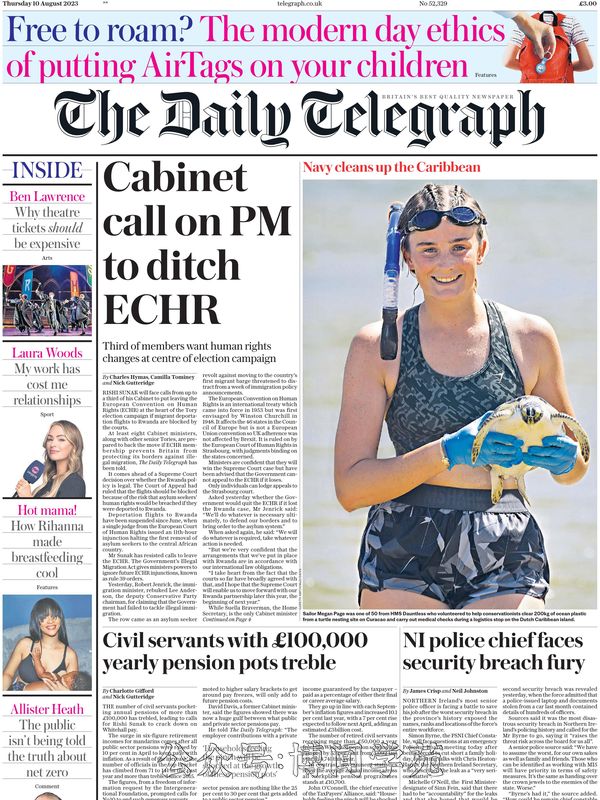The Daily Telegraph 每日电讯报 2023年8月10日刊 (.PDF)