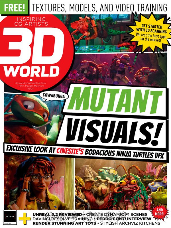 3D World 3D世界CG艺术 2023年10月刊 (.PDF)