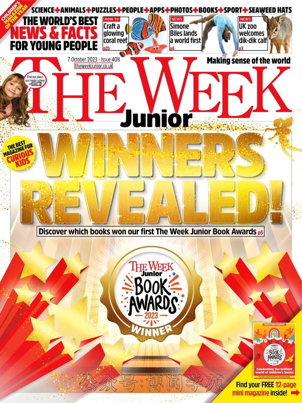 The Week Junior UK 青少年新闻周刊 英国版 2023年10月7日刊 (.PDF)