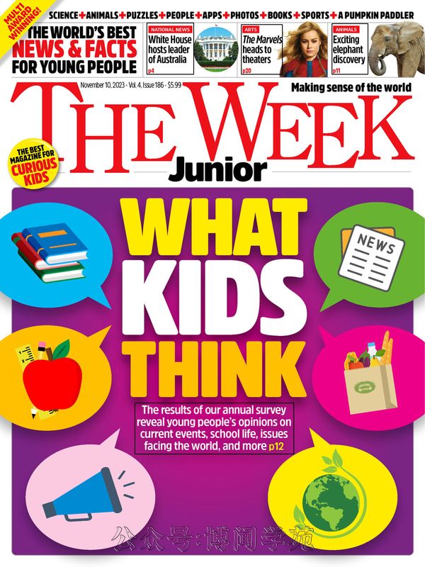 The Week Junior USA 青少年新闻周刊 美国版 2023年11月10日刊 (.PDF)
