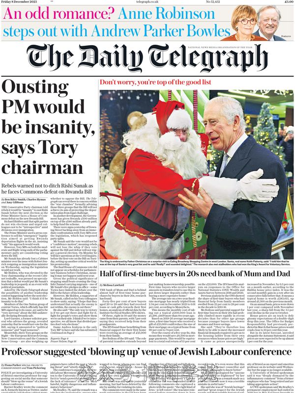 The Daily Telegraph 每日电讯报 2023年12月8日刊 (.PDF)