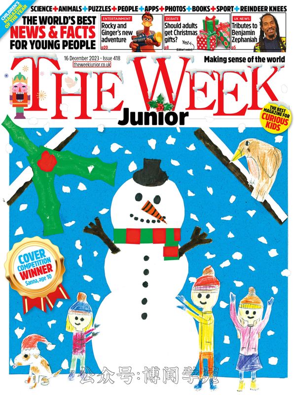 The Week Junior UK 青少年新闻周刊 英国版 2023年12月16日刊 (.PDF)