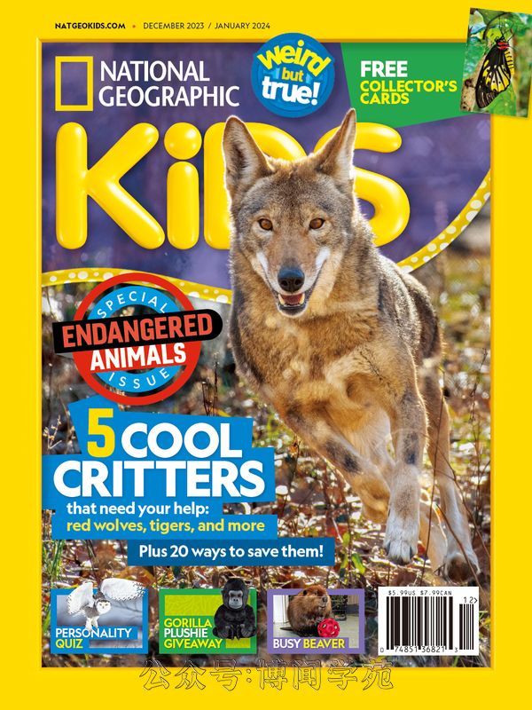 National Geographic Kids 国家地理少儿版 2023年12月&2024年1月刊 (.PDF)