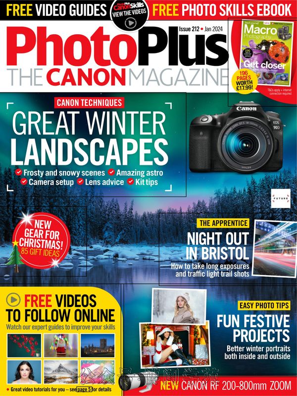 PhotoPlus The Canon Magazine 佳能摄影 2024年1月刊 (.PDF)