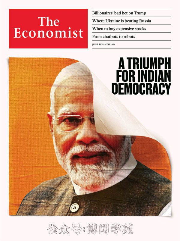The Economist 经济学人 2024年6月8日刊 (.PDF/MOBI/EPUB/MP3音频)